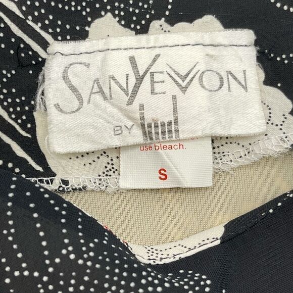SanYeVon Vintage Floral Dress Sz S - Picture 6 of 12